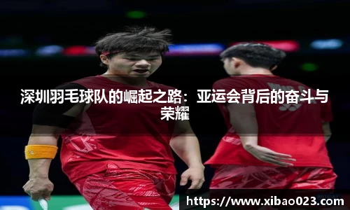 深圳羽毛球队的崛起之路:亚运会背后的奋斗与荣耀